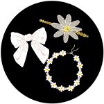 Hair Flower Clip and Bows