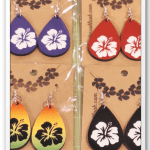 hawaii hibiscus ISLAND STYLE EARRINGS